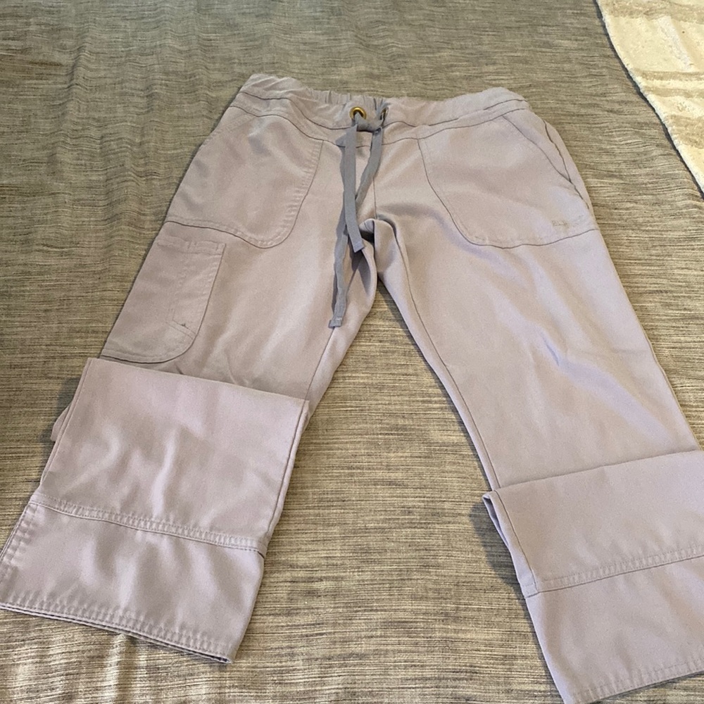 Greys Anatomy scrub Pants Light Grey/ silver